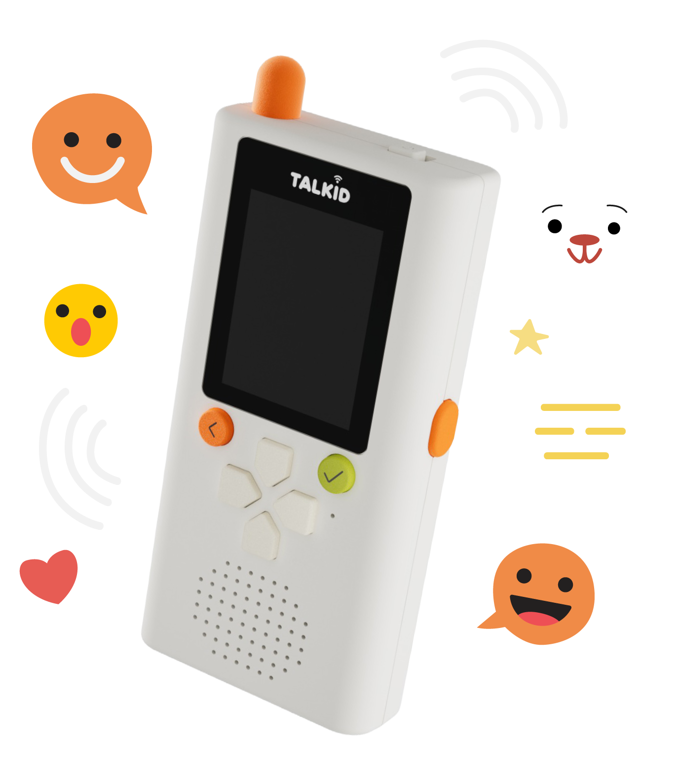 Kids talking with device
