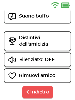 Menu amico - parte inferiore