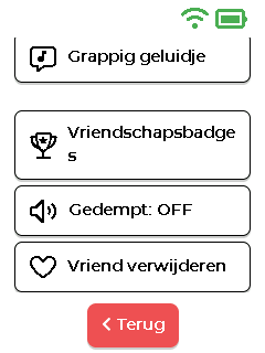 Vriendenmenu - onderkant