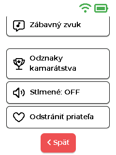 Ponuka priateľa - spodná časť
