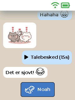 Beskedskærm