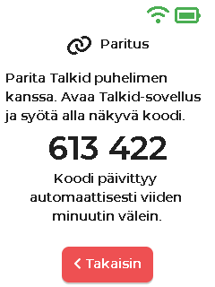 Parituskoodinäyttö