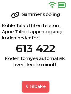 Skjerm for parkobling