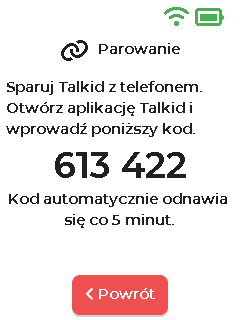 Ekran parowania
